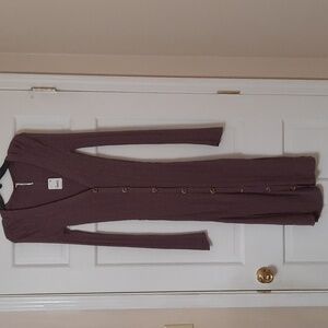 Free People Roan Rouge Maxi Sweater. SZ XS